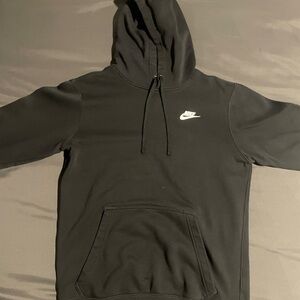 Nike Black Crew Neck Sweater Classic Athletic Design